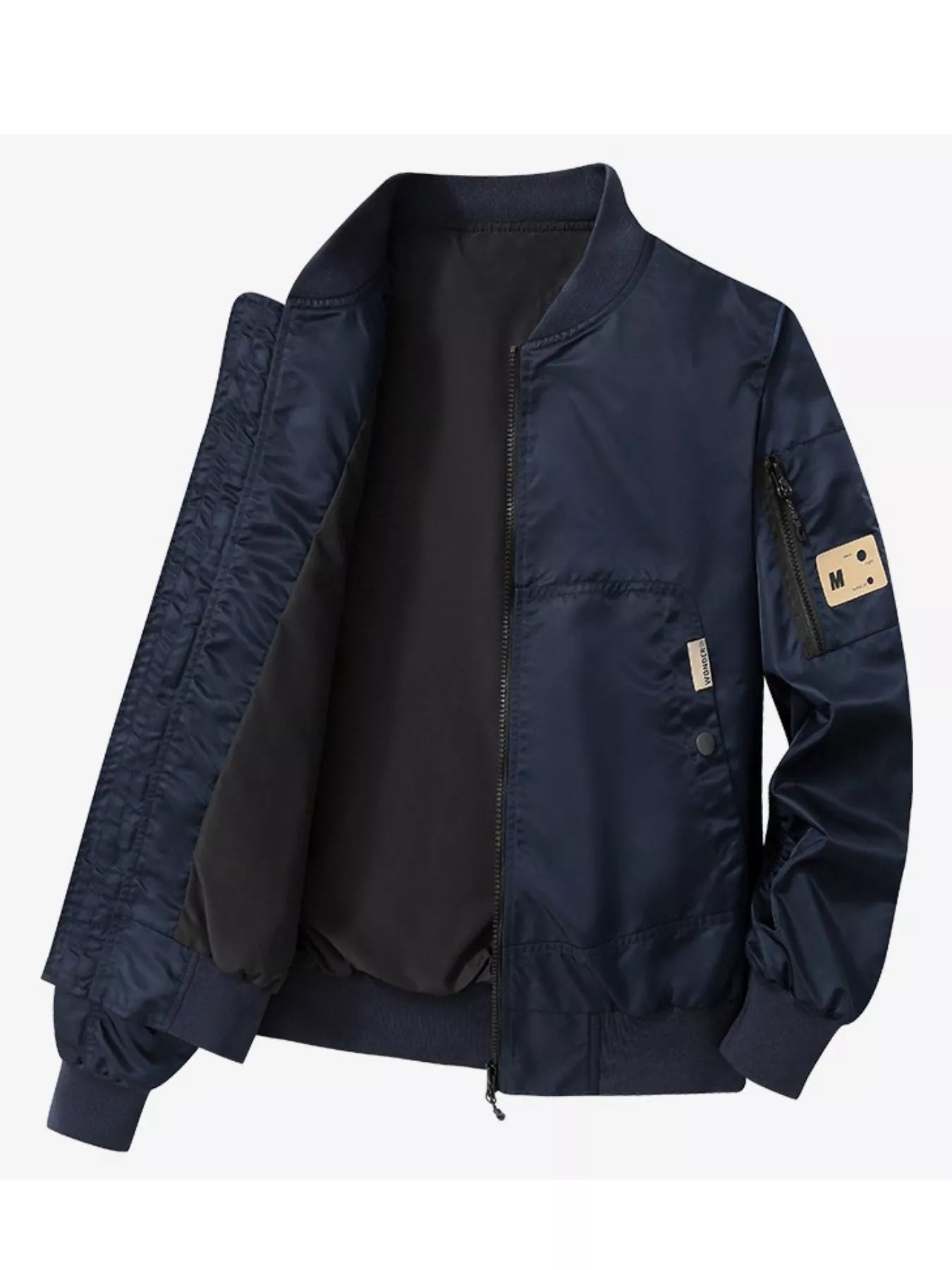 Men's Lightweight Hooded Zip Up Jacket