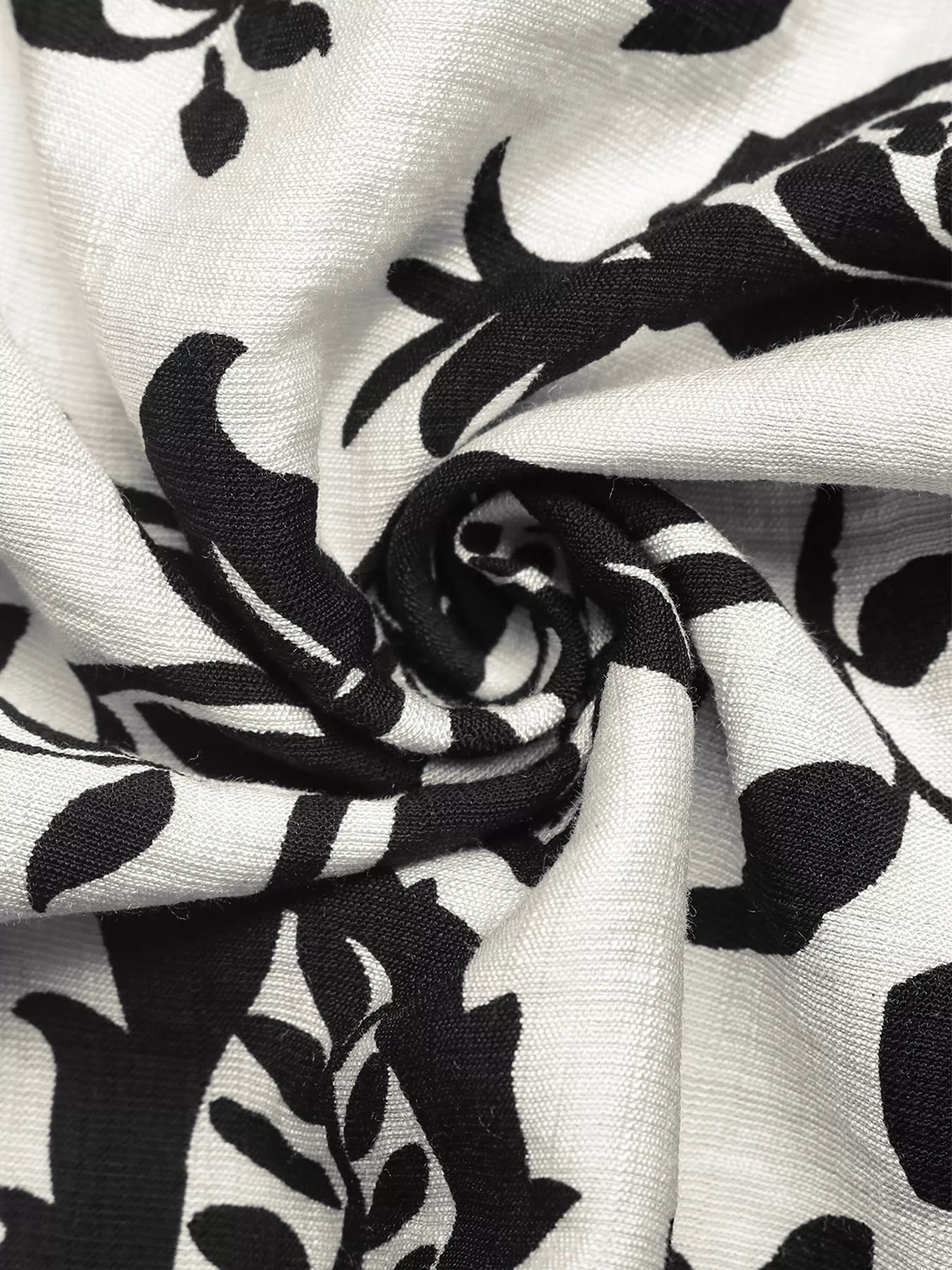 Printed Long Sleeve Midi Dress