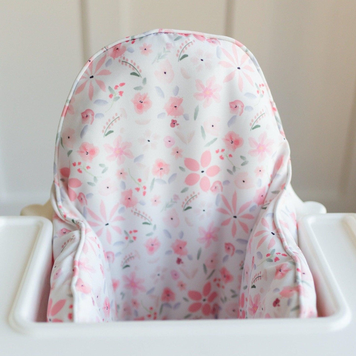 Pink Floral Cushion Cover
