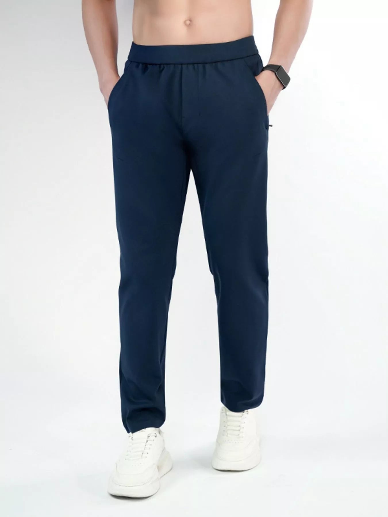 Men's Plus Size Slim-Fit Stretch Pants