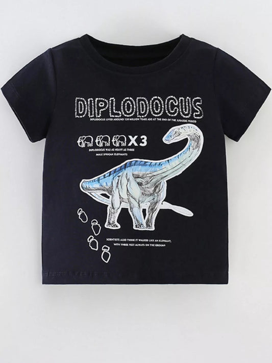 Children's Dinosaur Short Sleeve T-Shirt