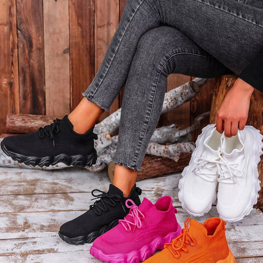 Round Toe Lace Up Athletic