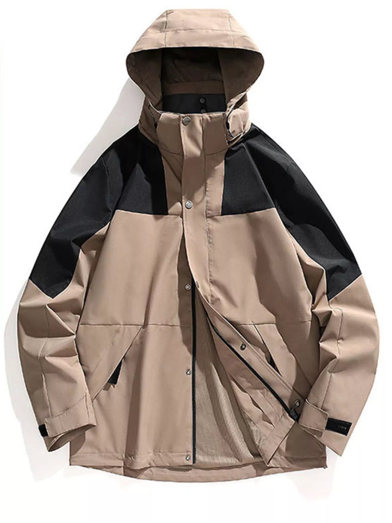 Men's Full Size Hooded Windproof Outdoor Coat Plus Size