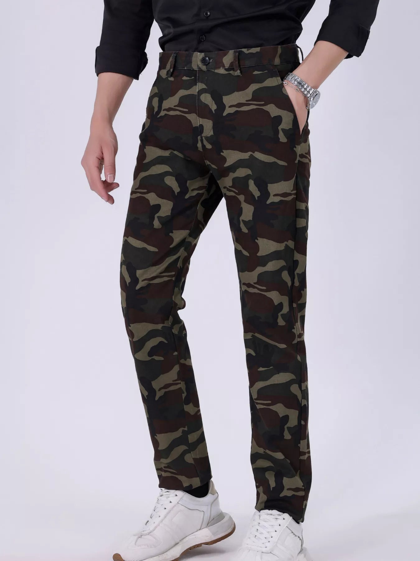 Men's Camouflage Slim Fit Pants