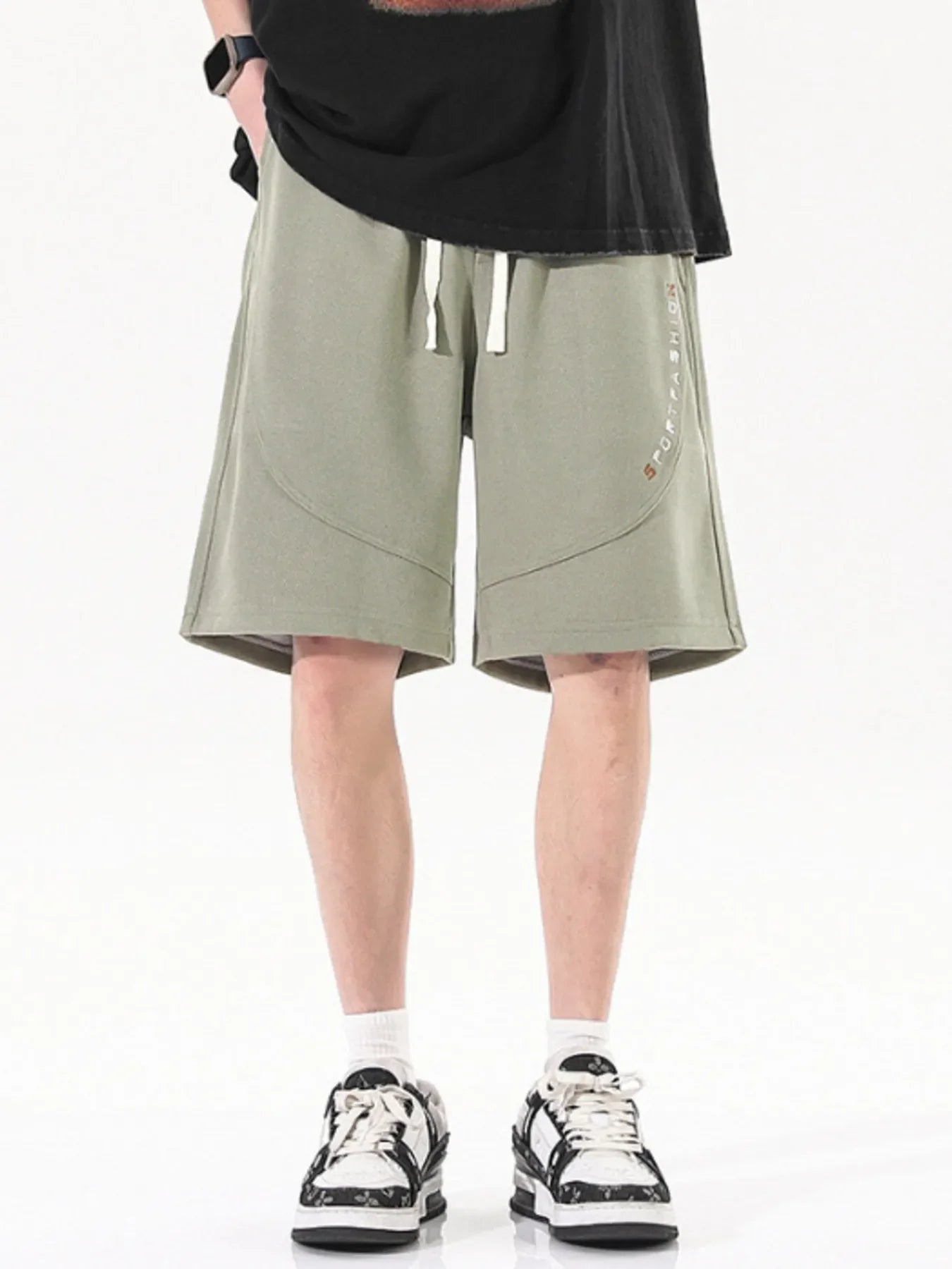 Men's Plus Size Drawstring Loose Fit Shorts