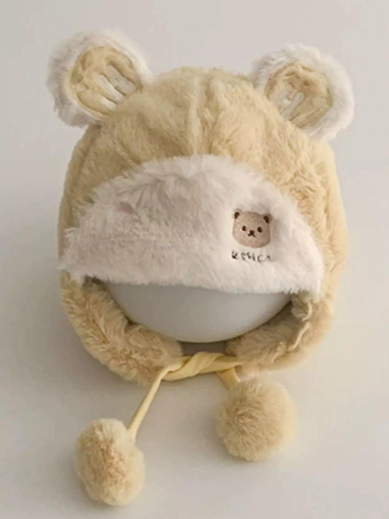 Children's Bear Ear Fluffy Hat