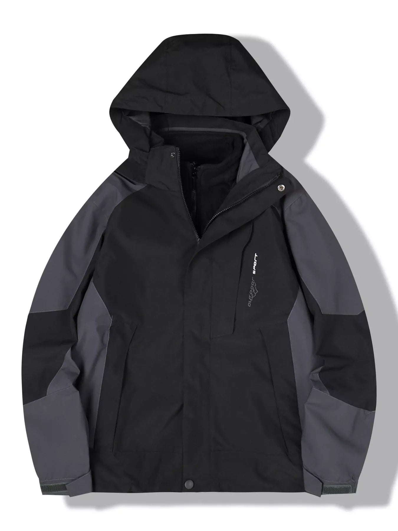 Men's Plus Size Waterproof Windproof Outdoor Jacket
