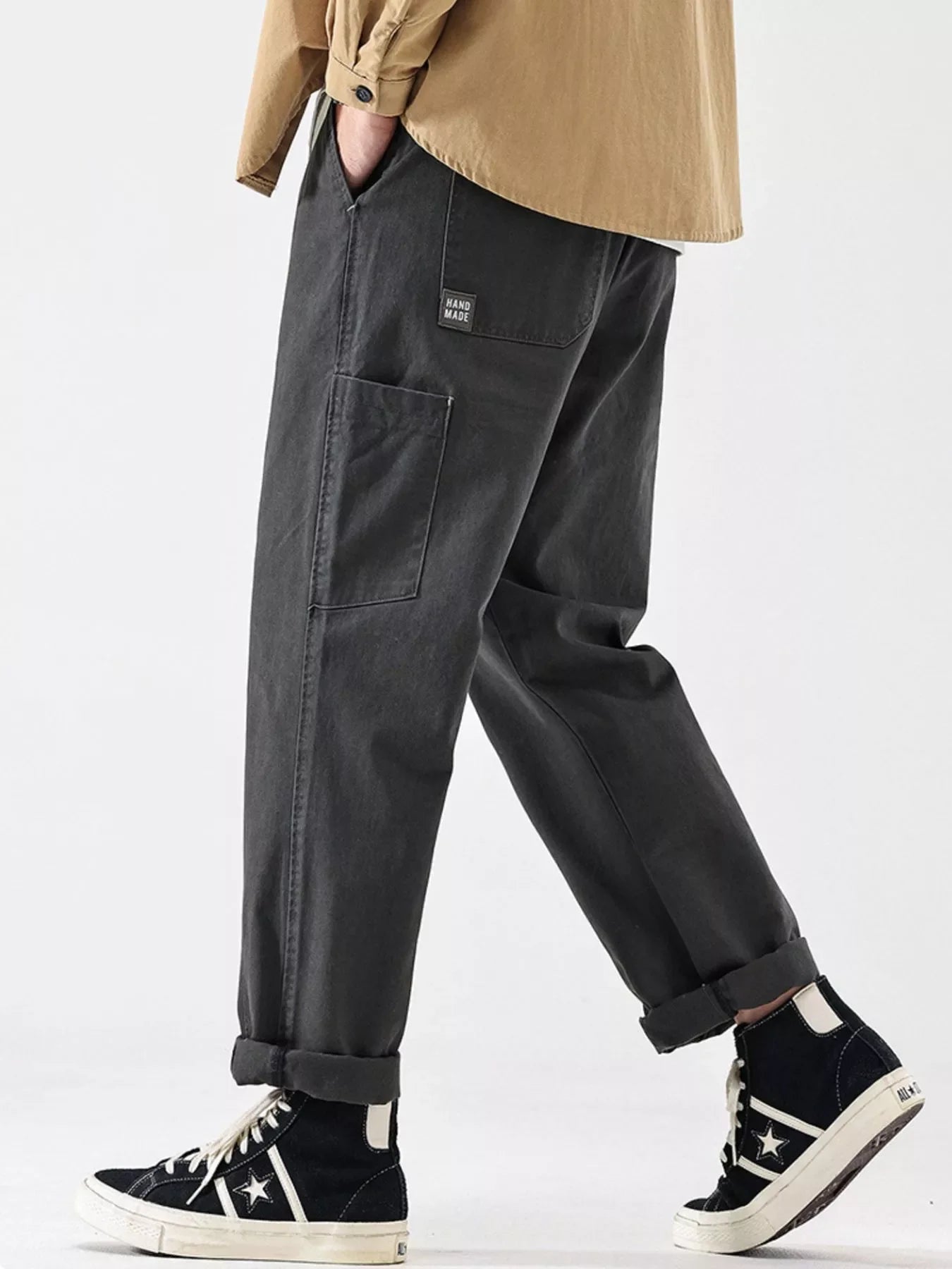 Men's Full Size Casual Loose Fit Pants Plus Size