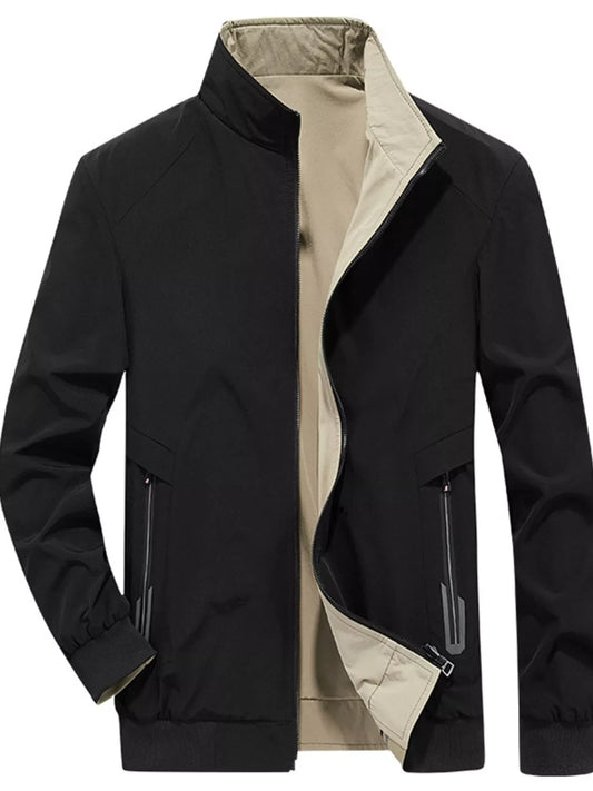 Men's Plus Size Lightweight Zip Up Jacket