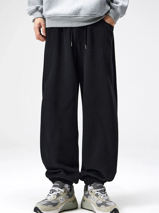 Men's Plus Size Loose Fit Drawstring Sweatpants