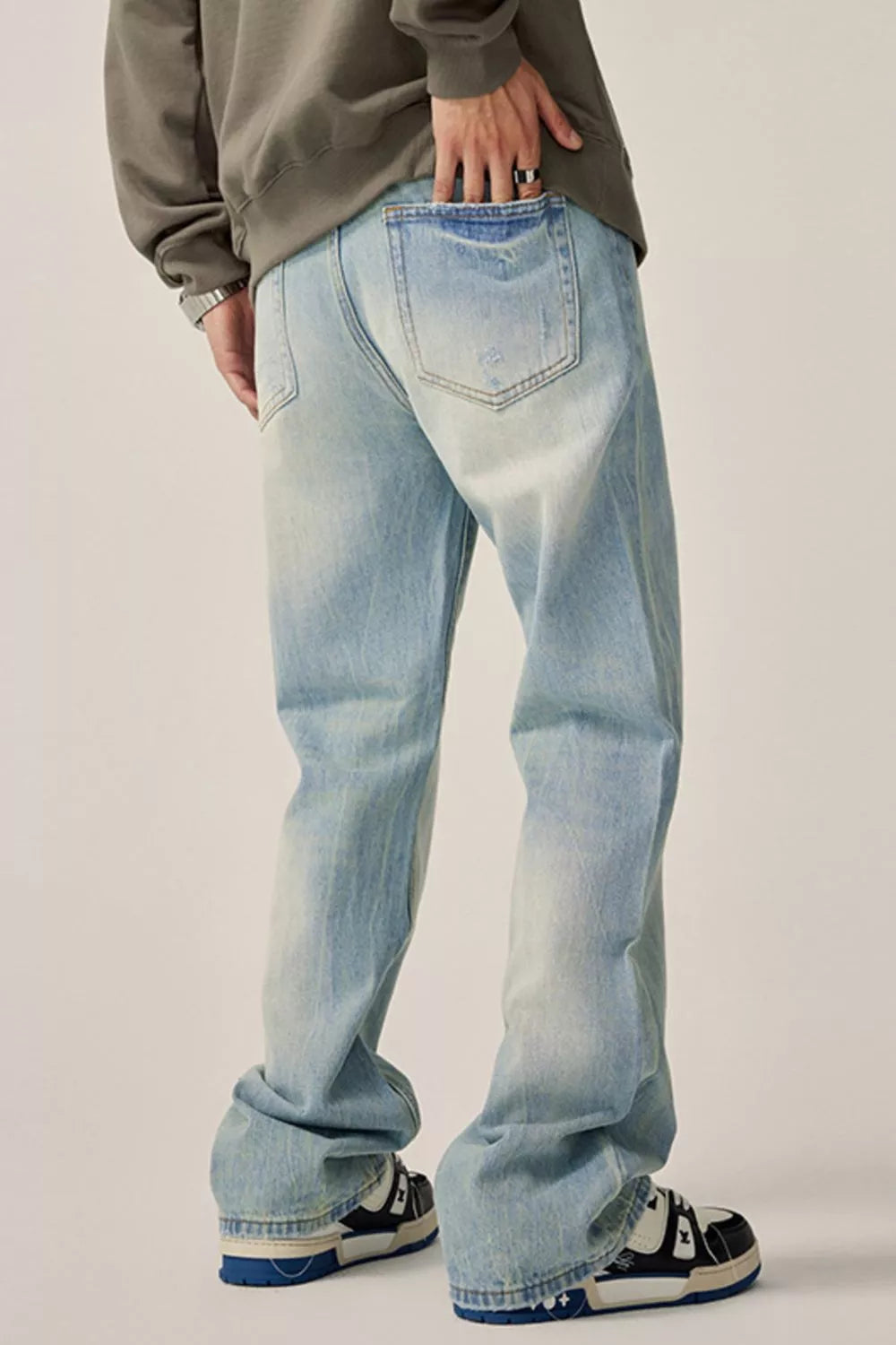 Men's Wash Relaxed Fit Jeans
