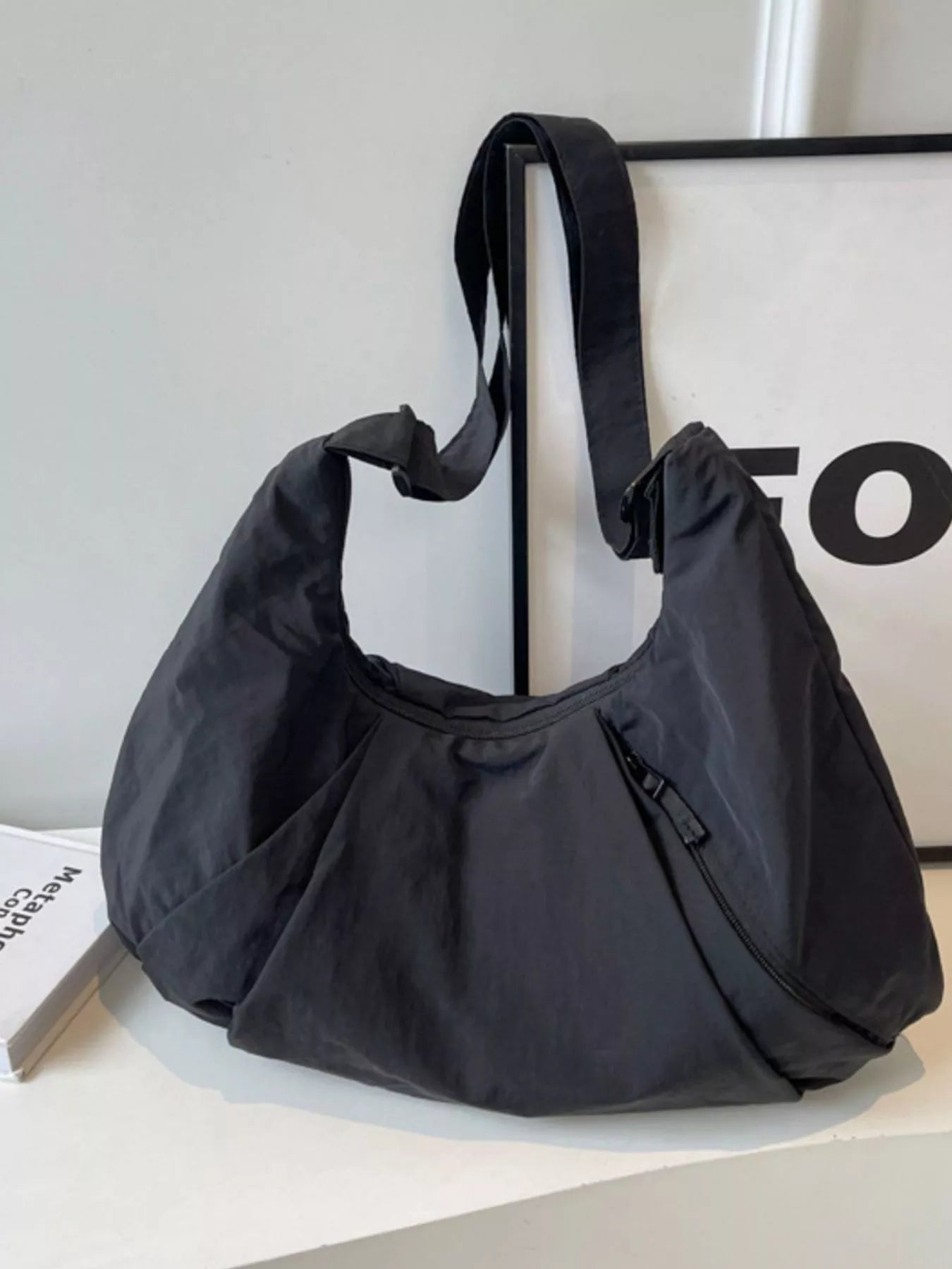 Casual Lightweight Nylon Crossbody Bag