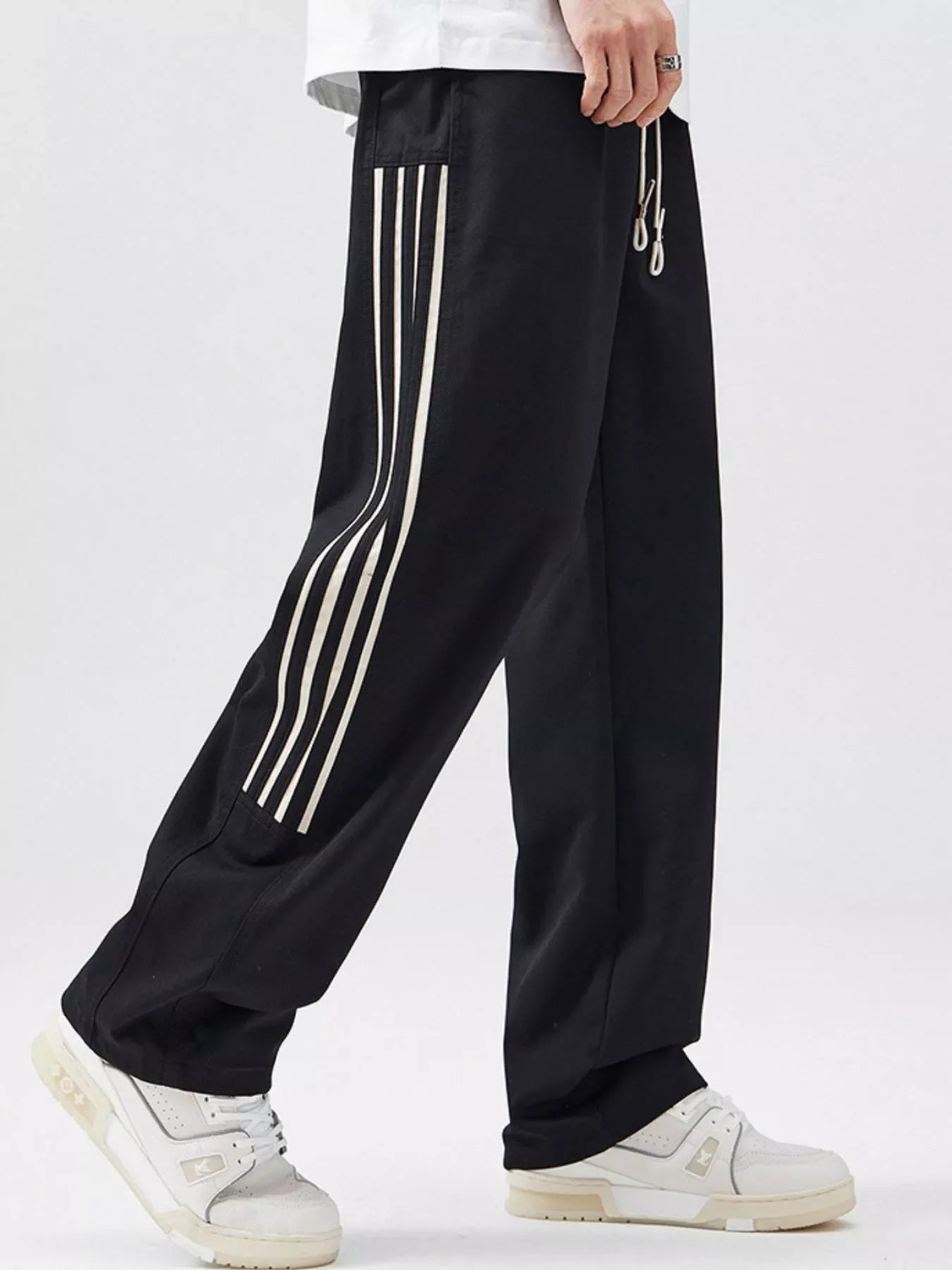Men's Full Size Casual Wide Leg Pants Plus Size