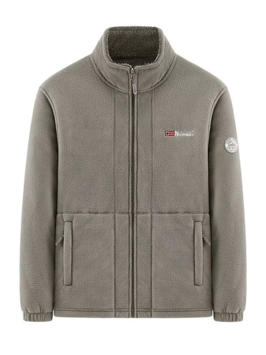 Men's Plus Size Zip Up Long Sleeve Jacket