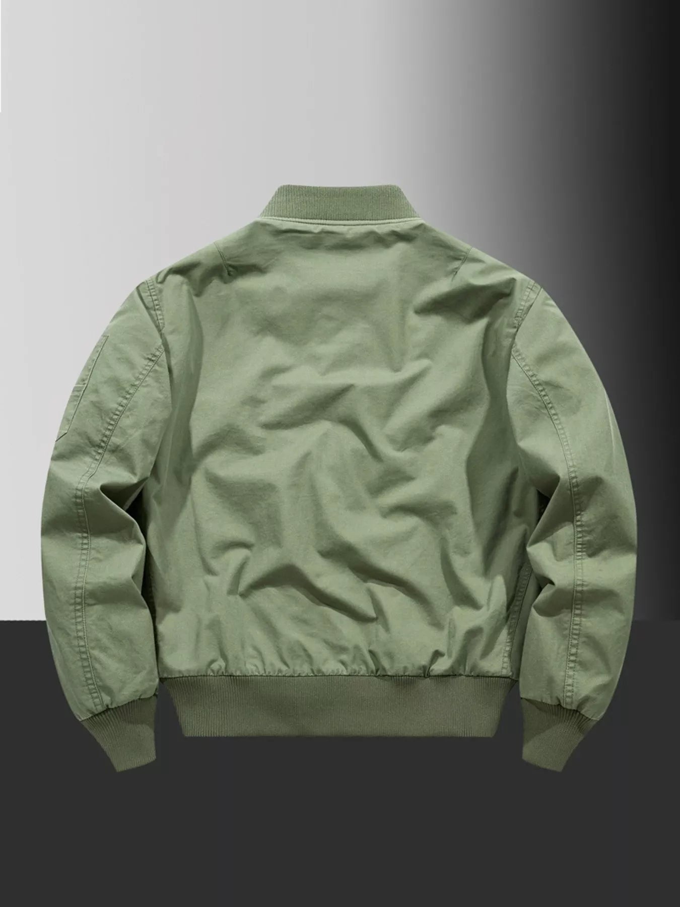Men's Plus Size Zip Up Bomber Jacket