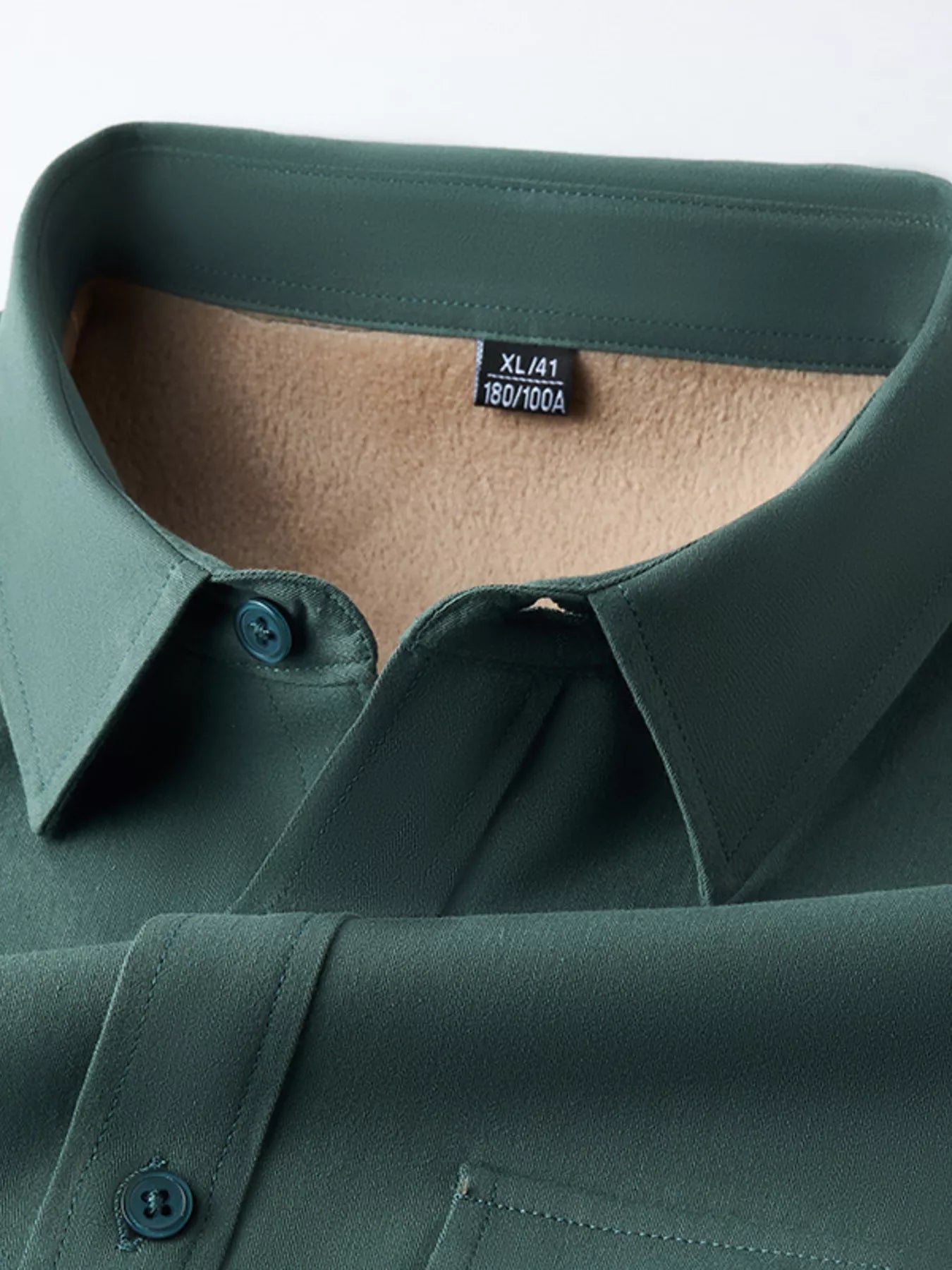 Men's Plus Size Button Up Long Sleeve Shirt