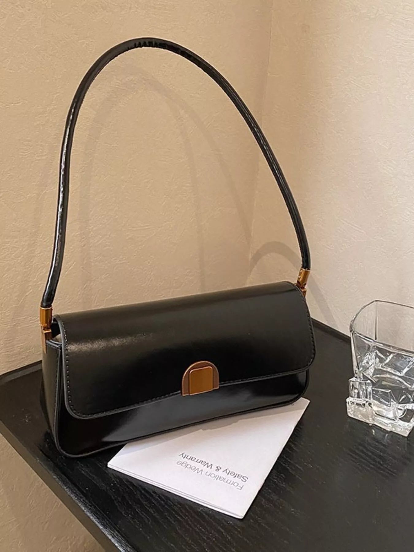 Retro Style Leather Shoulder Bag