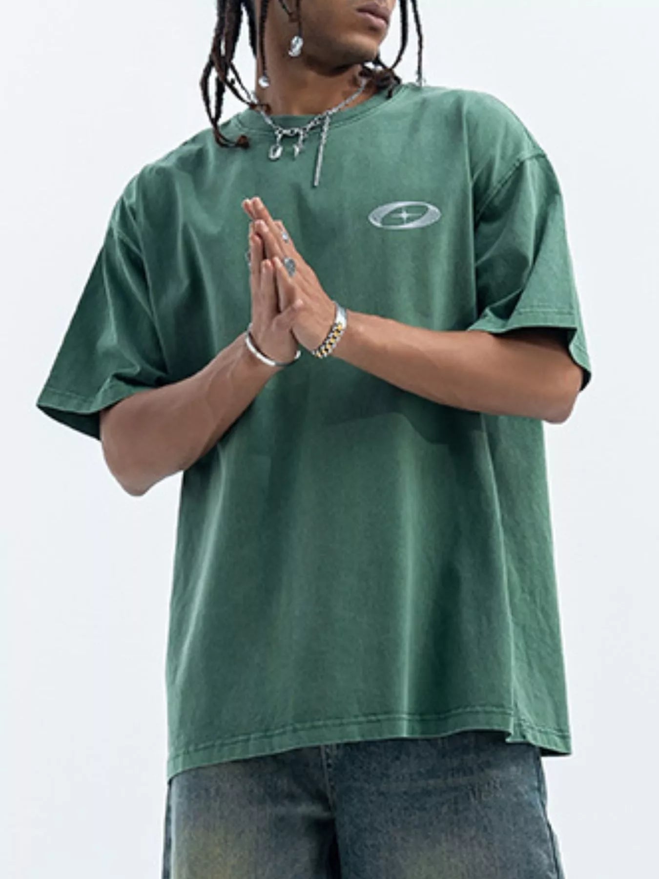 Men's Round Neck Oversized T-Shirt