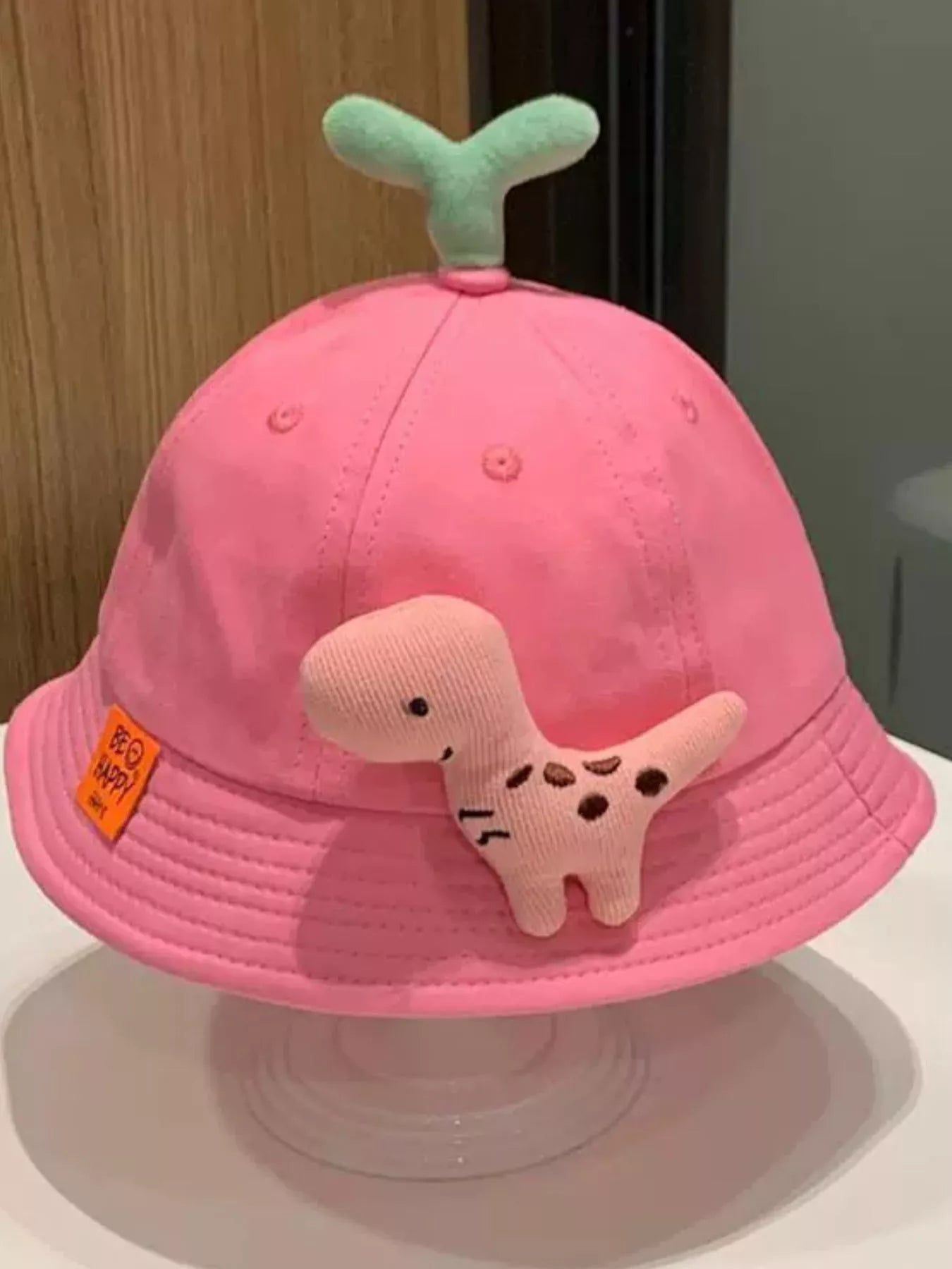 Children's Dinosaur & Sprout Decor Bucket Hat