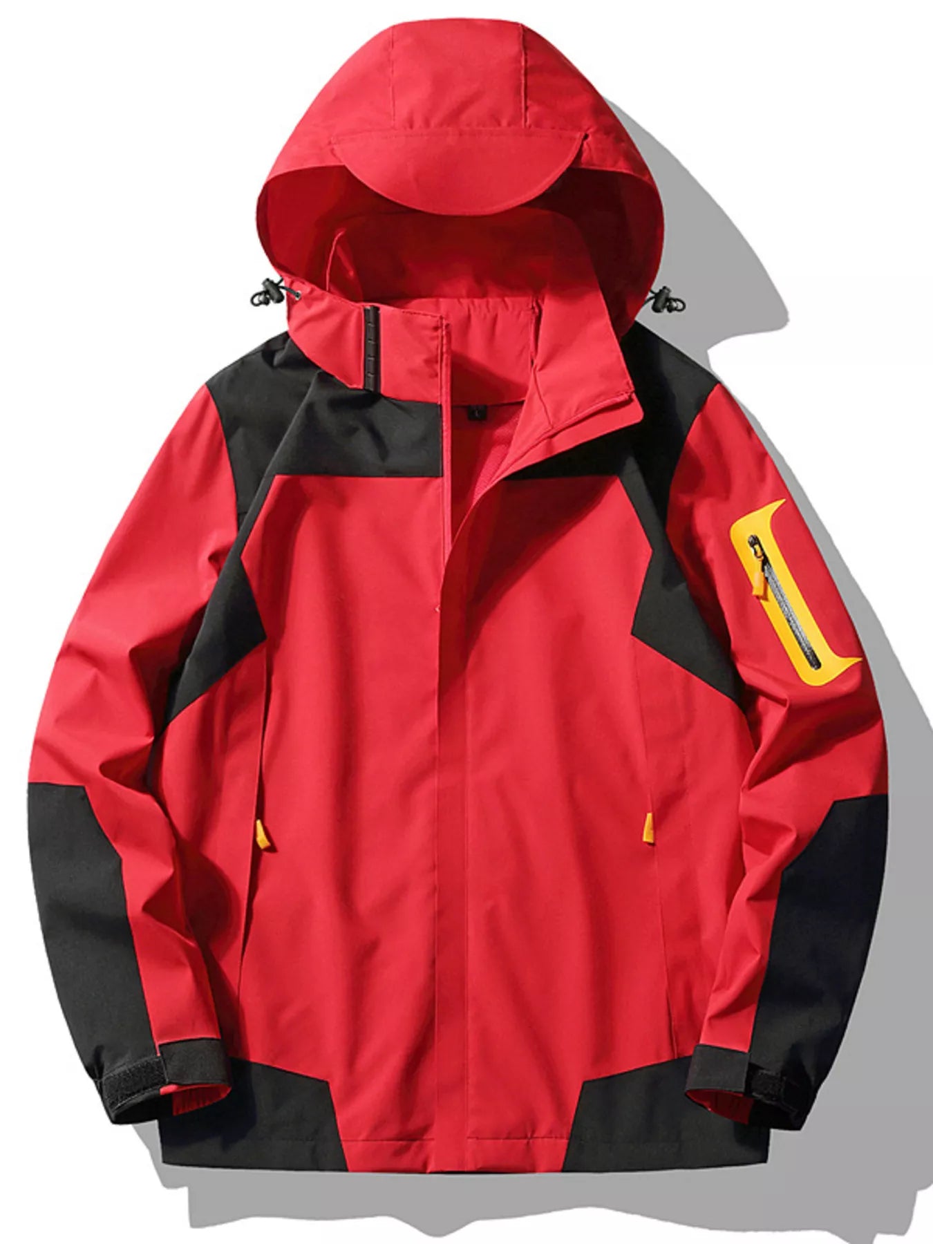 Men's Plus Size Waterproof Hooded Outdoor Jacket