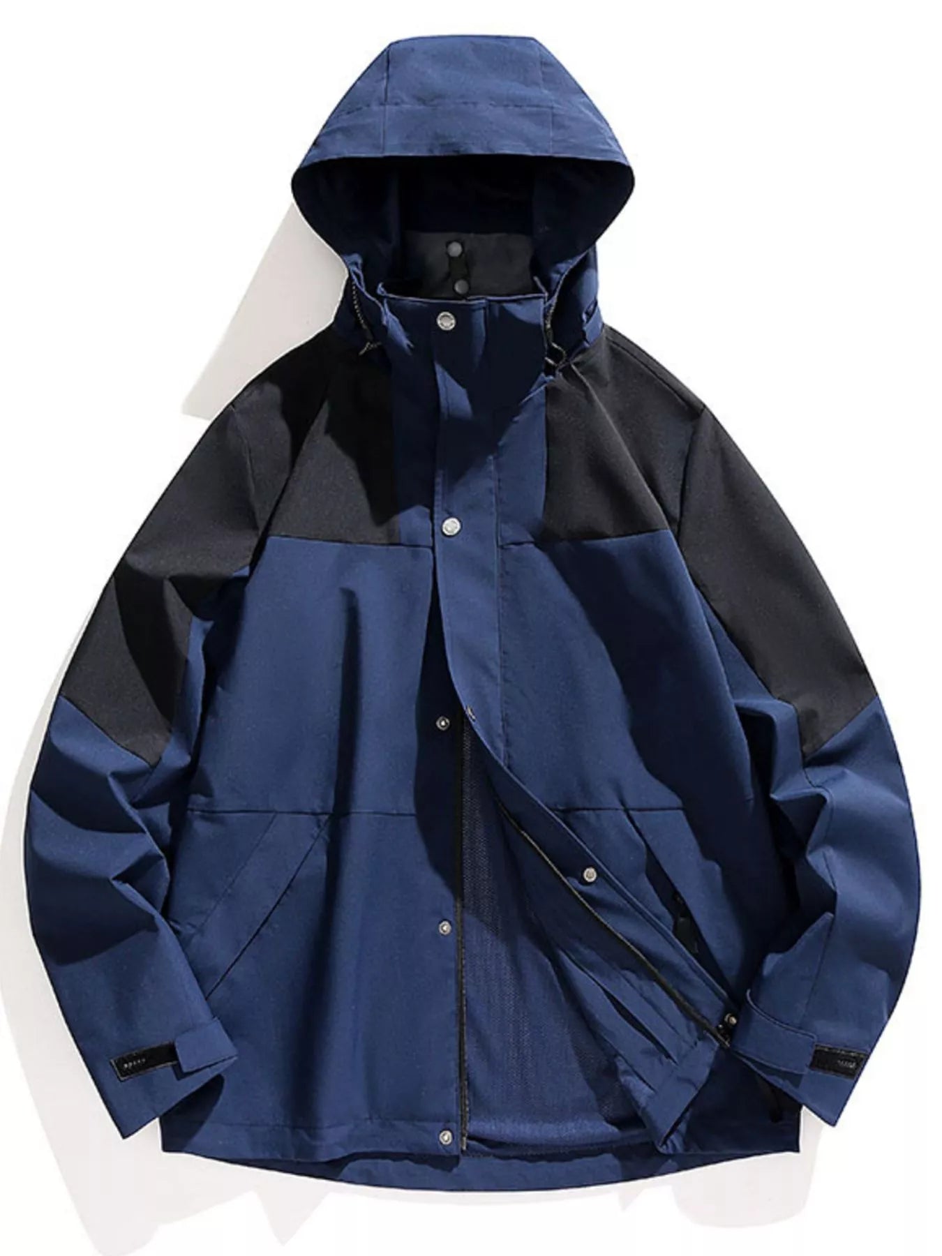 Men's Full Size Hooded Windproof Outdoor Coat Plus Size