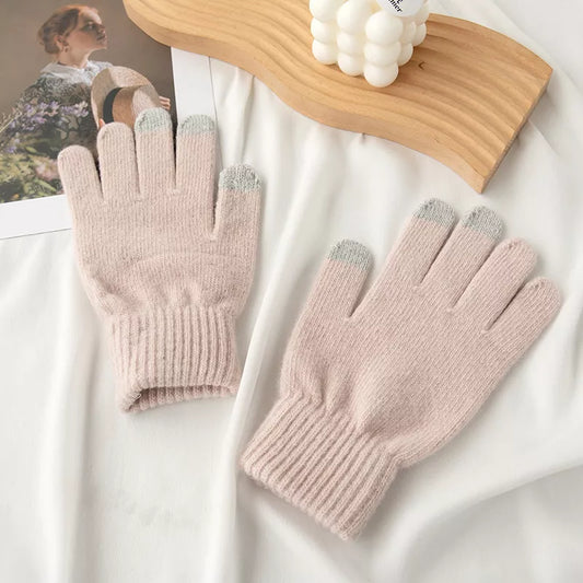 Touchscreen Knit Gloves