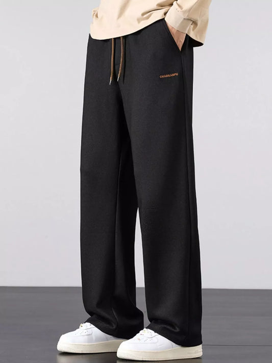 Men's Plus Size Casual Loose Fit Drawstring Pants