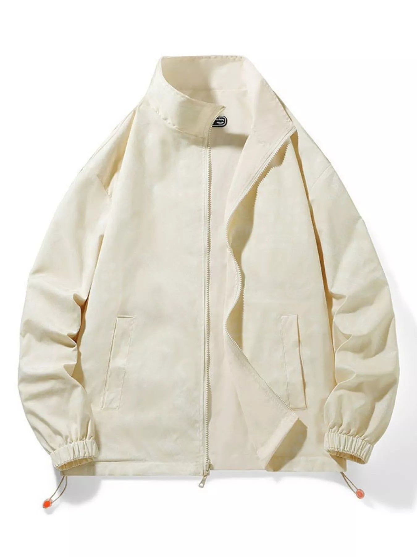 Men's Plus Size Zip Up Lightweight Windbreaker Jacket