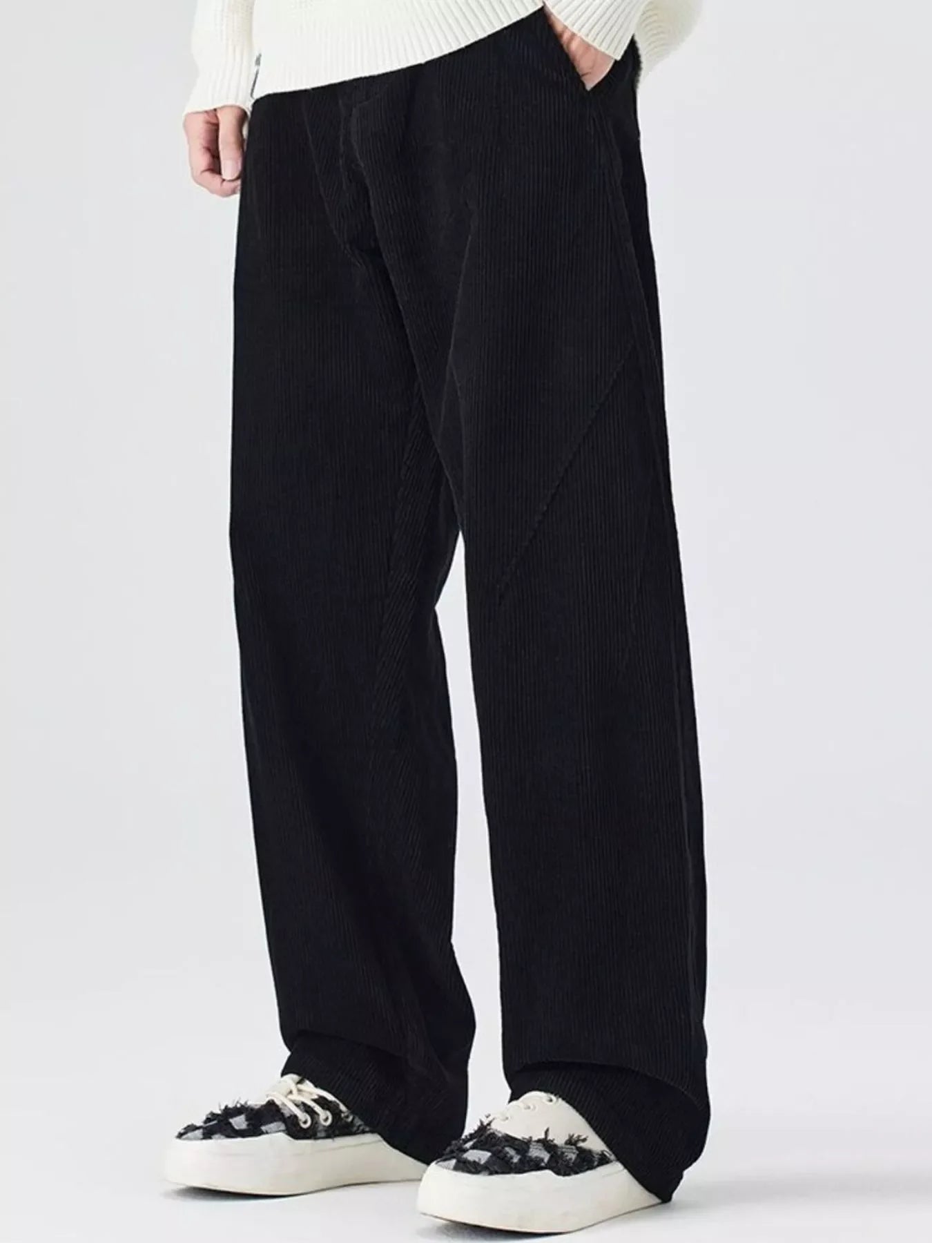 Men's Plus Size Relaxed Fit Corduroy Pants