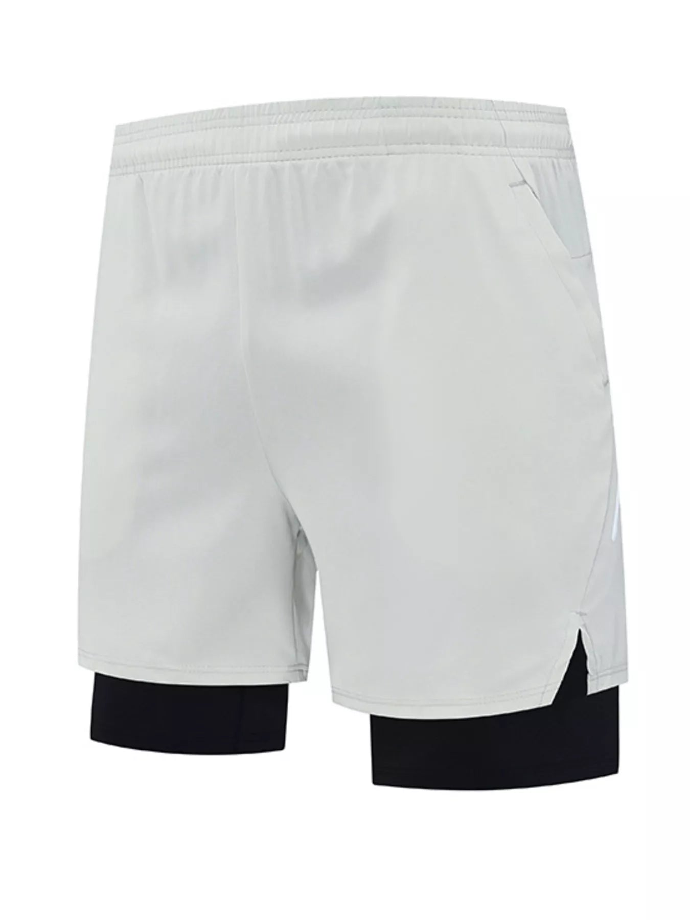 Men's Plus Size Elastic Waist Active Shorts