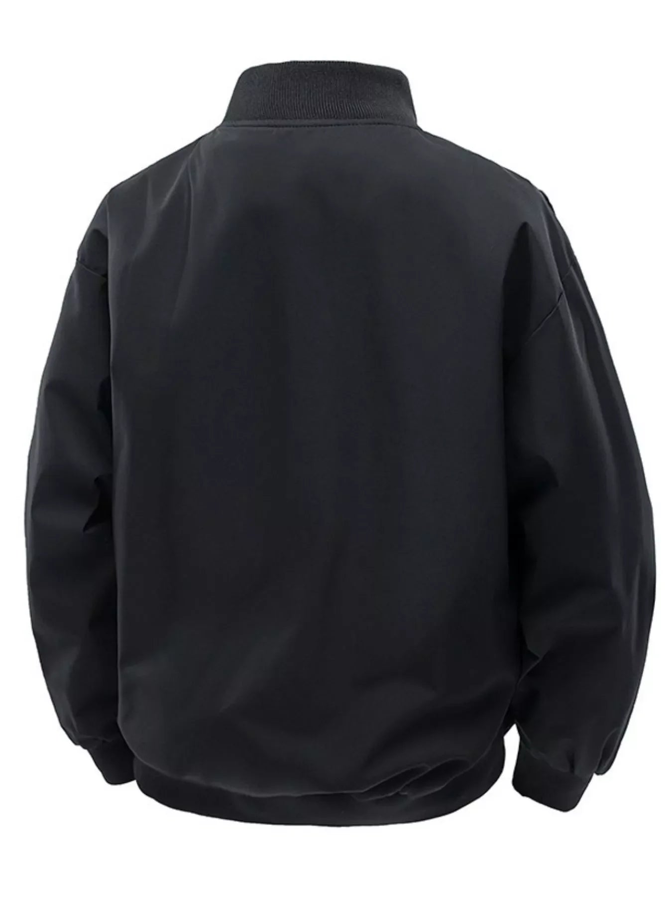 Men's Full Size Casual Lightweight Zip Up Bomber Jacket Plus Size