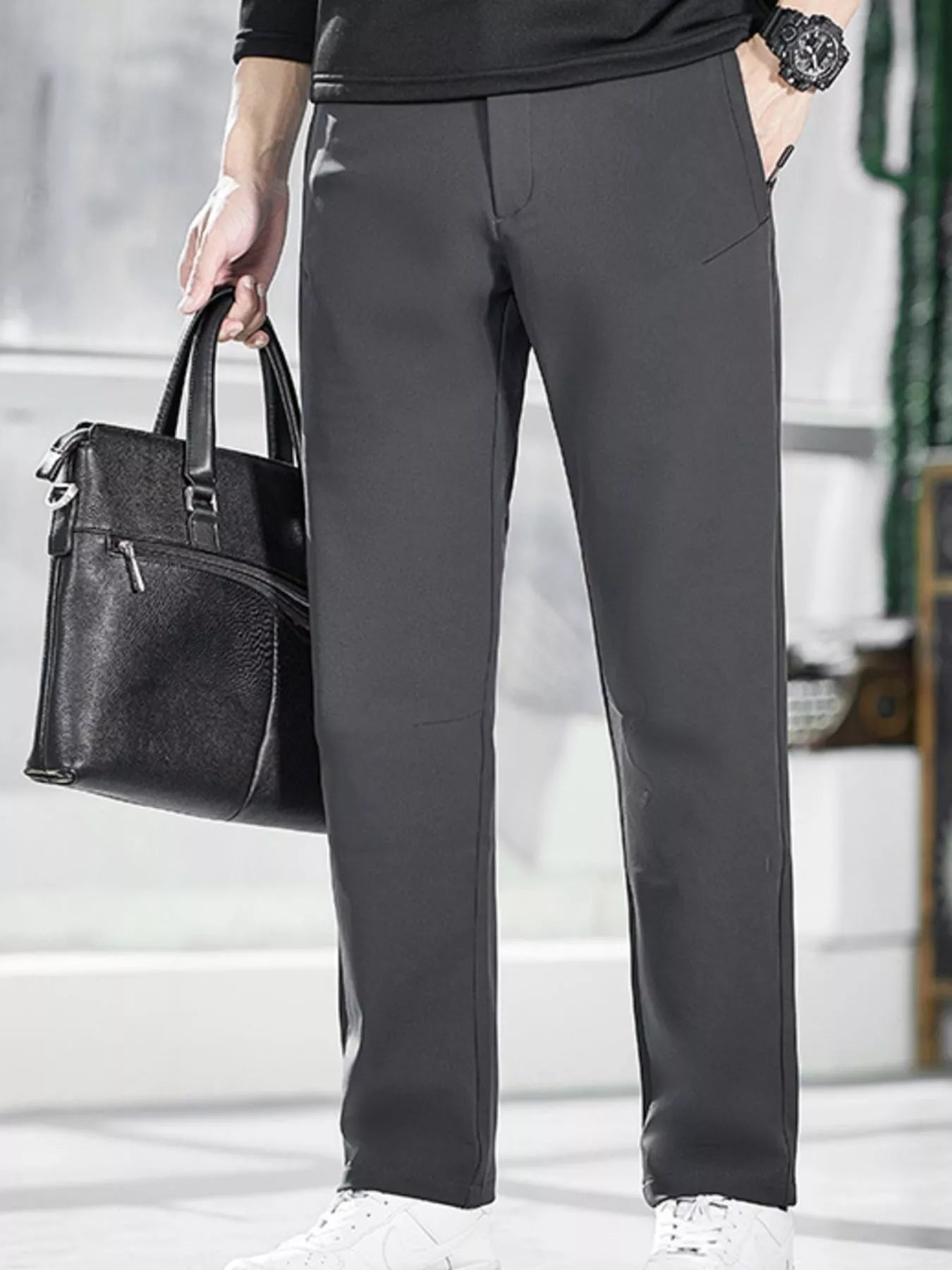 Men's Plus Size Slim-Fit Pants