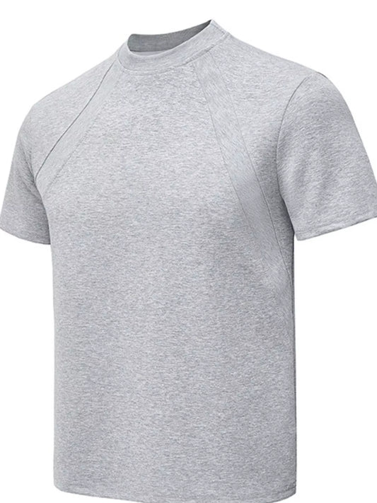 Men's Plus Size Classic Fit Round Neck T-Shirt