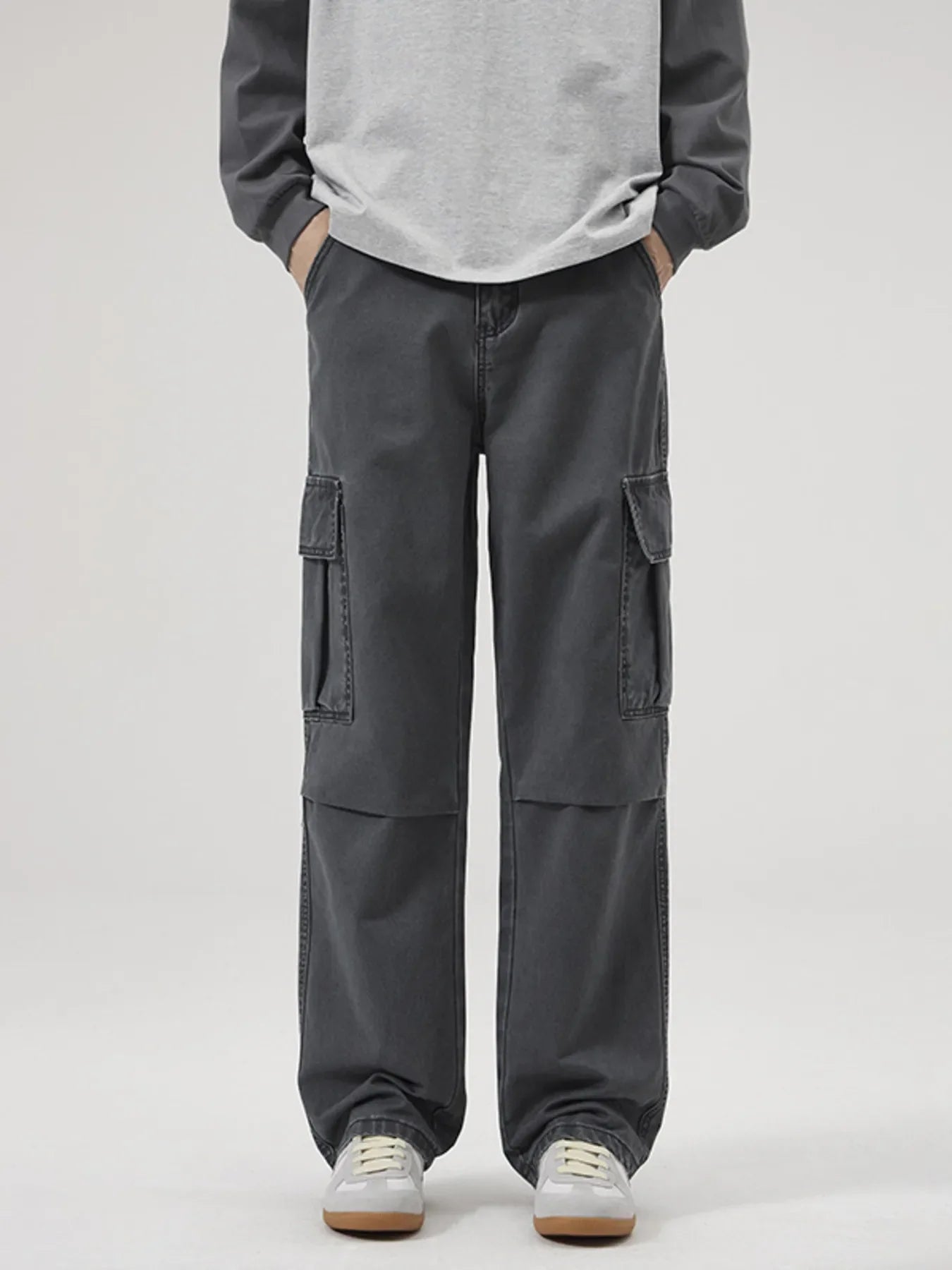 Men's Full Size Loose Fit Cargo Pants Plus Size