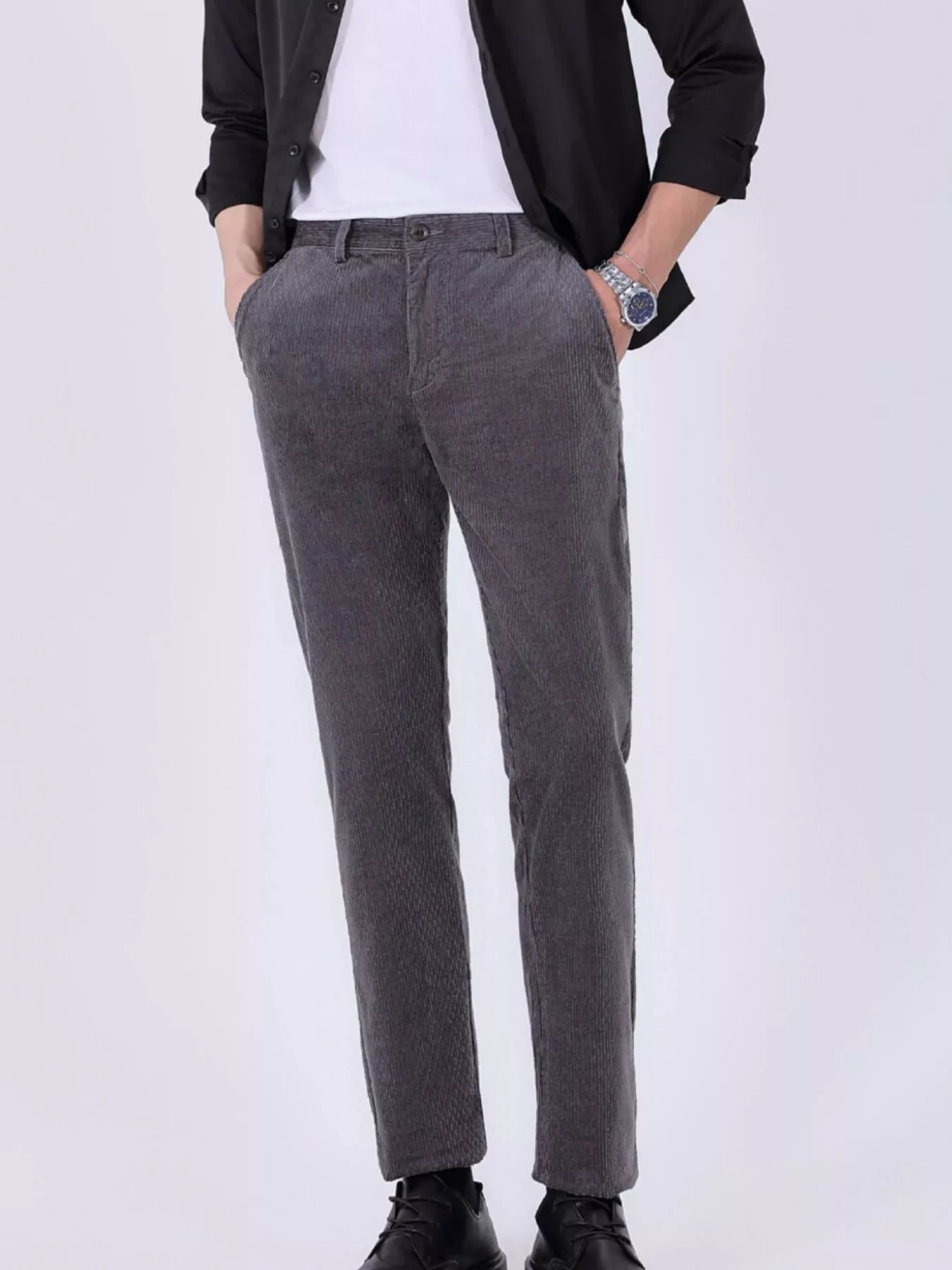 Men's Casual Straight-Leg Pants