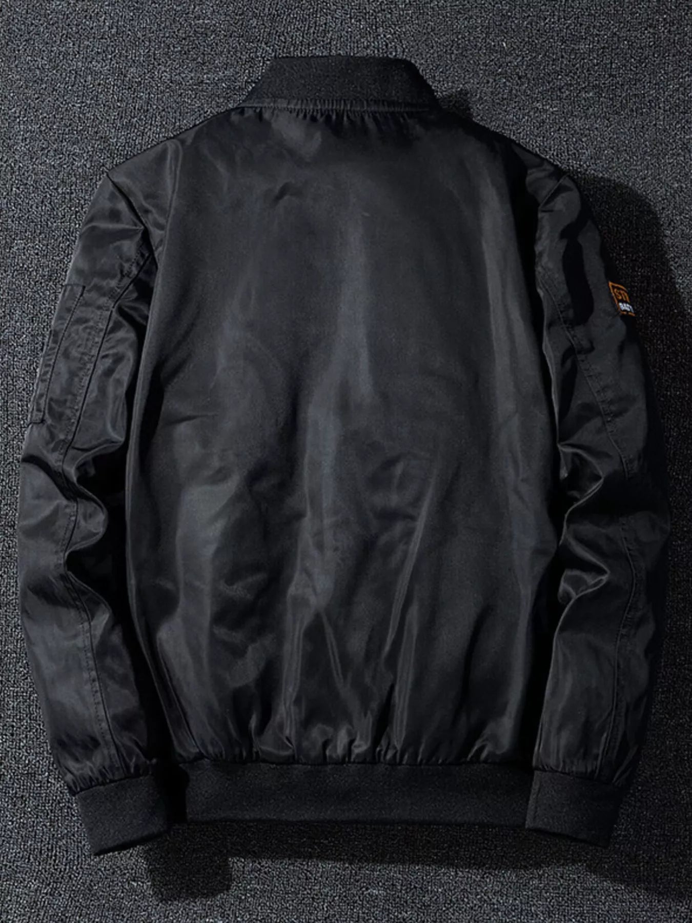 Men's Plus Size Zip Up Bomber Jacket