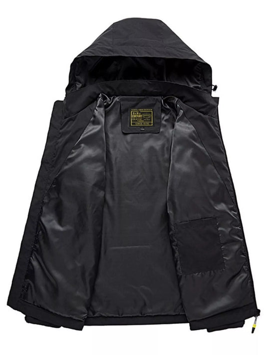 Men's Lightweight Waterproof Hooded Jacket