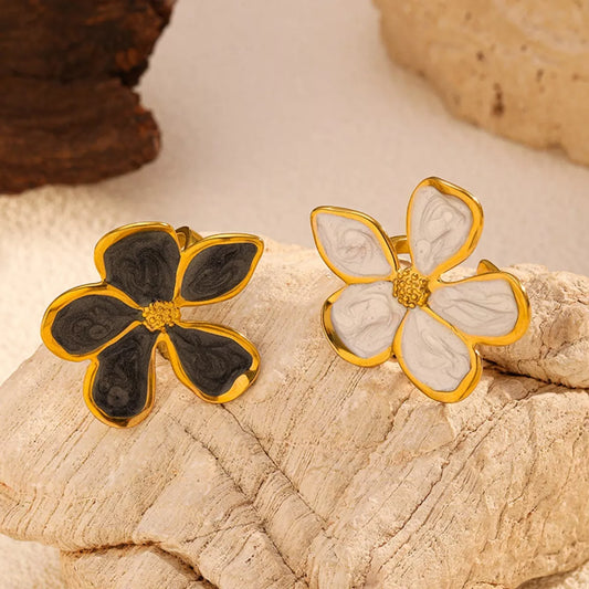 Flower Open Ring