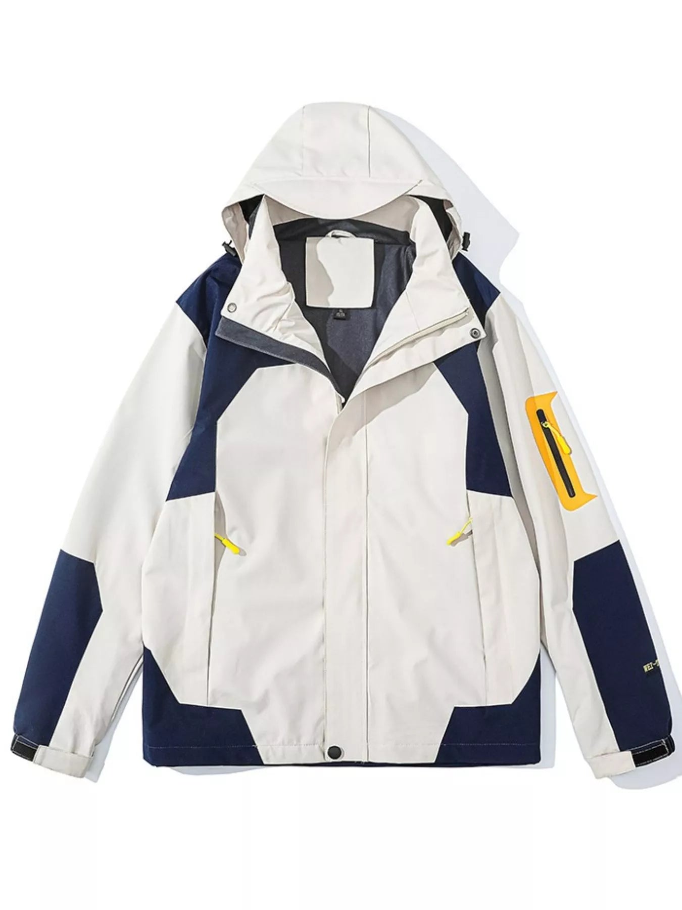 Men's Plus Size Hooded Waterproof Windproof Outdoor Jacket
