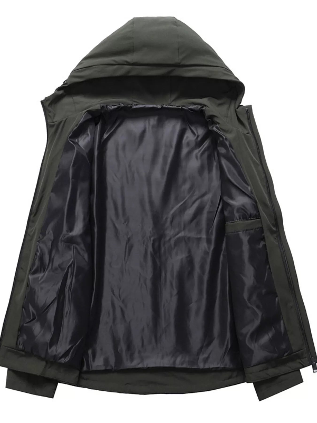 Men's Plus Size Hooded Windproof Casual Jacket