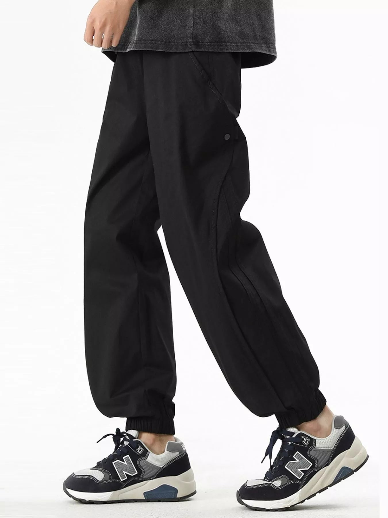 Men's Plus Size Loose Fit Drawstring Casual Pants