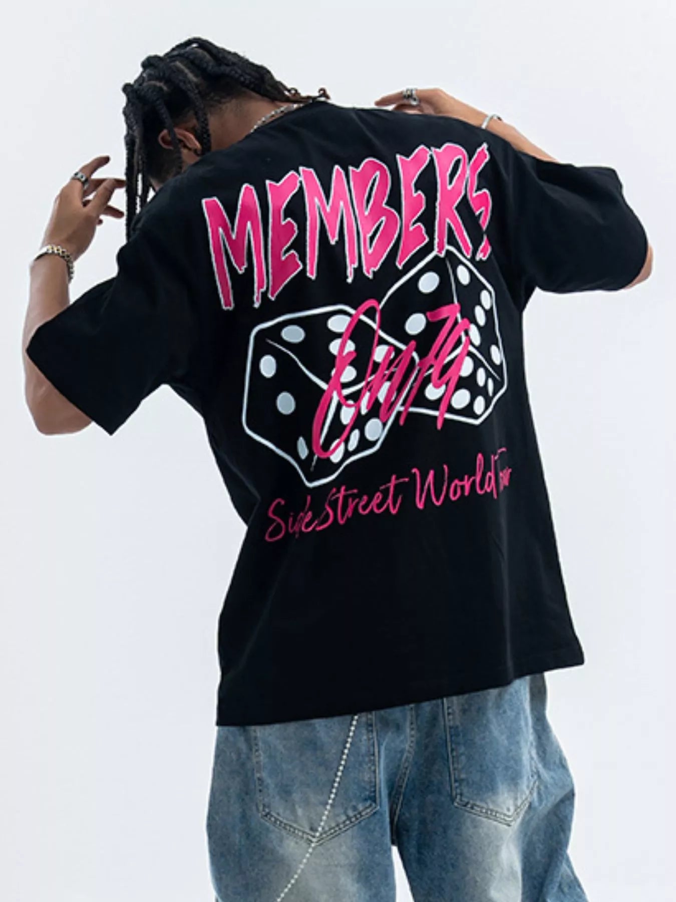 Men's Graphic Short Sleeve Oversized T-Shirt