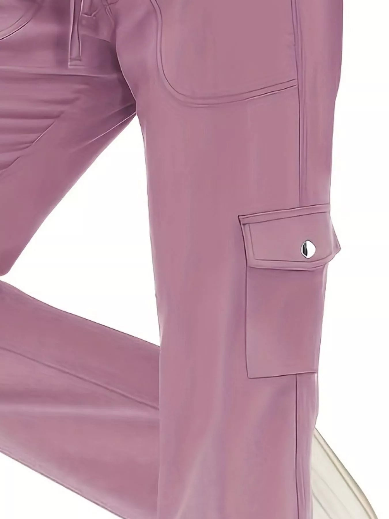Relaxed Fit Active Pants with Drawstring Waist