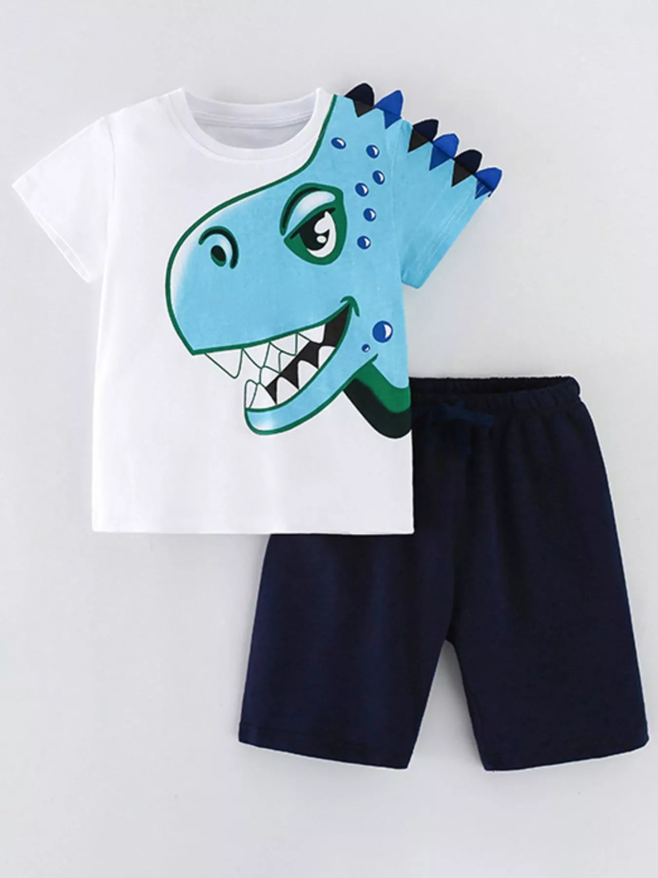 Children's Dinosaur Short Sleeve T-Shirt & Shorts Set