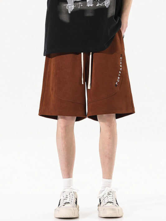 Men's Plus Size Drawstring Loose Fit Shorts