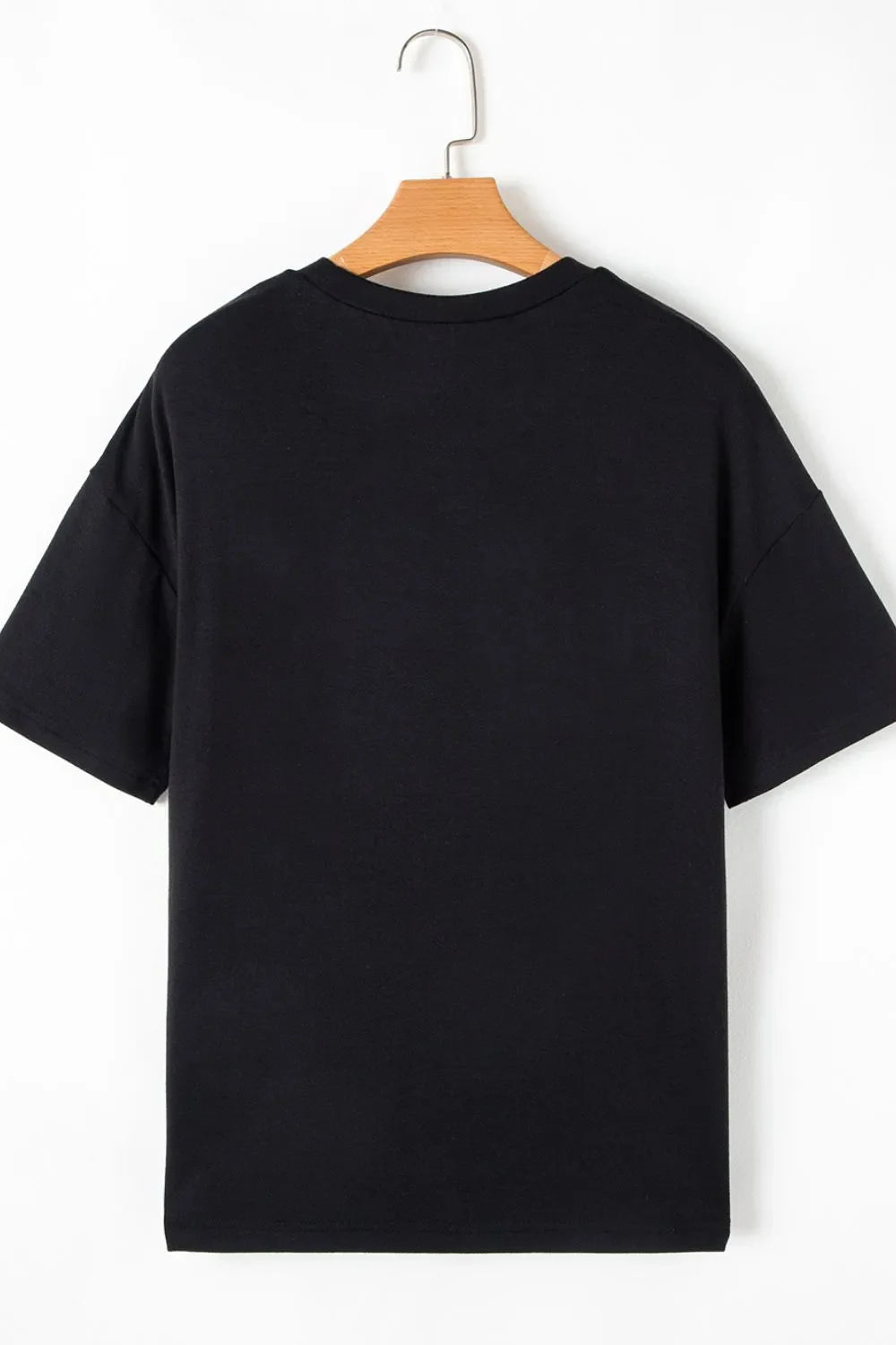 Sequin Stripes Crew Neck T Shirt