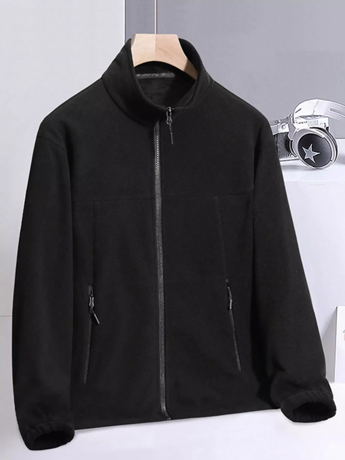 Men's Plus Size Waterproof Hooded Outdoor Jacket
