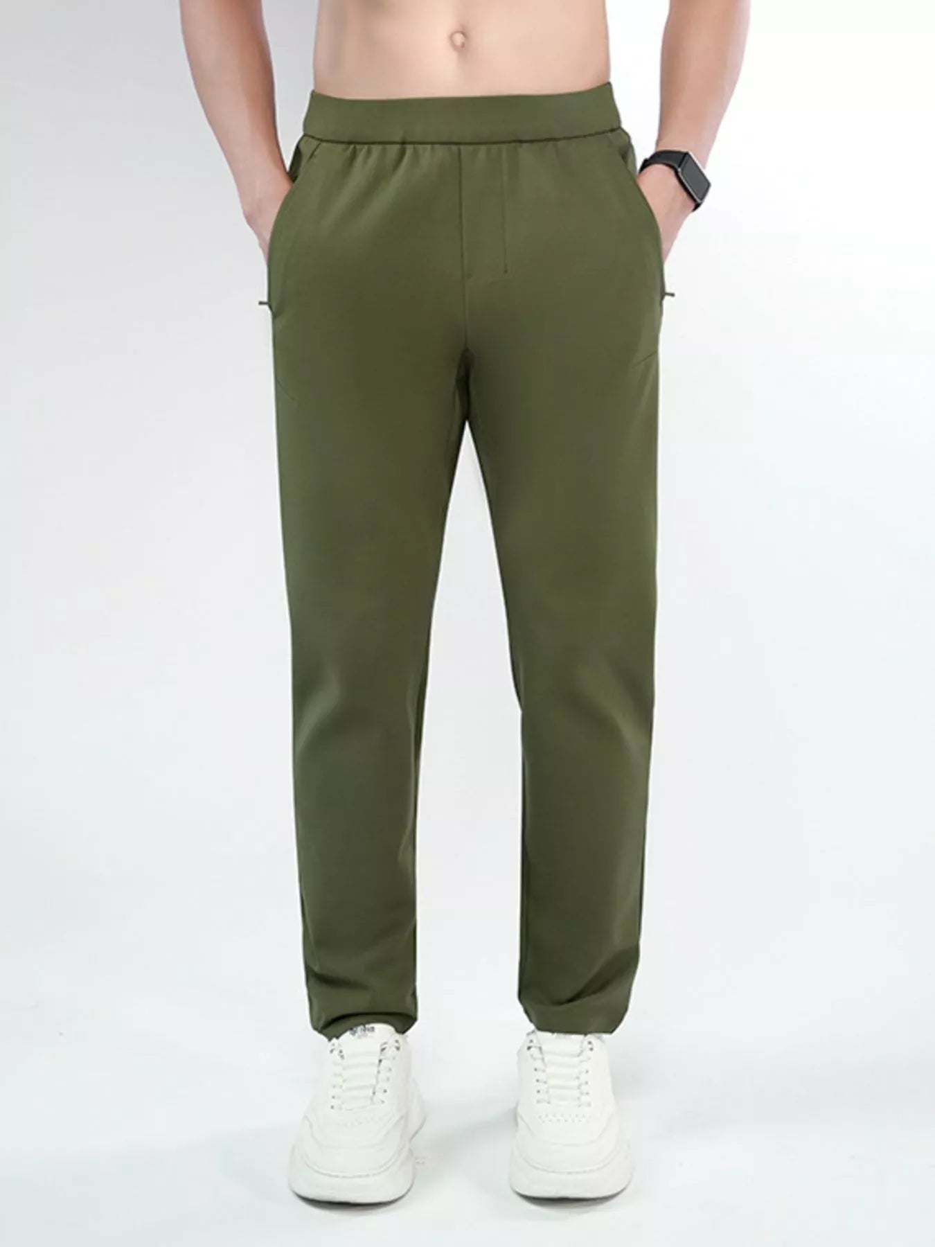 Men's Plus Size Slim-Fit Stretch Pants