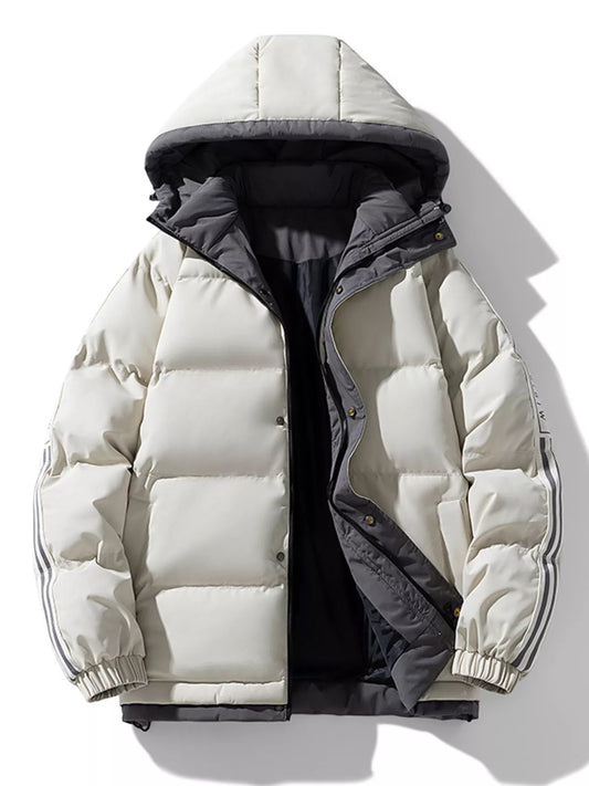 Men's Plus Size Hooded Padded Winter Coat