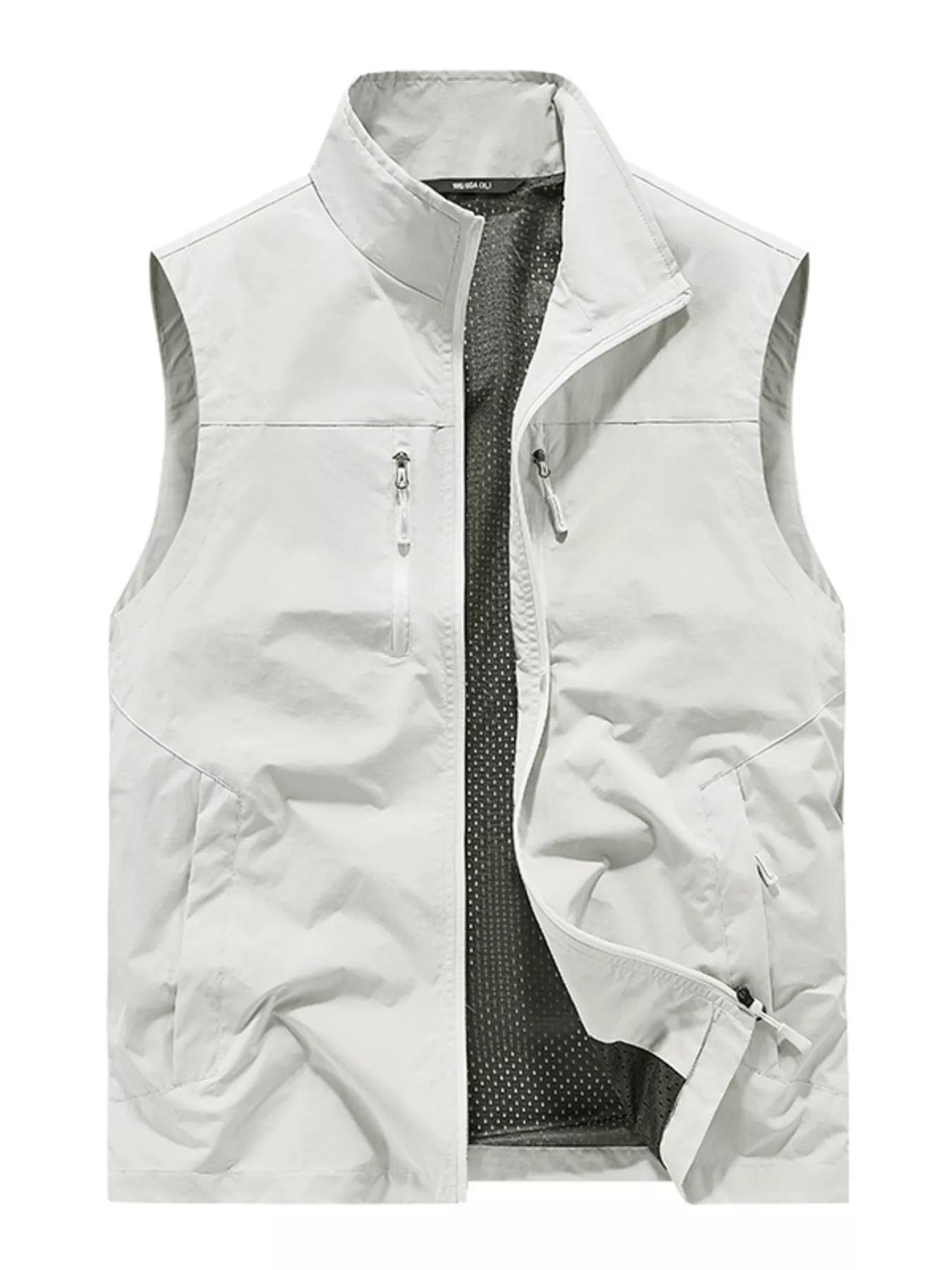 Men's Plus Size Lightweight Outdoor Zip Up Vest